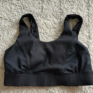 Black sports bra. Hardly worn.